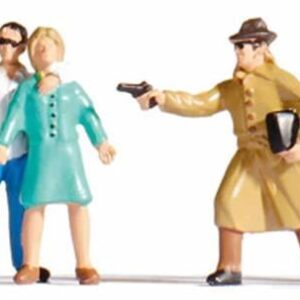 Noch 15096 1/87 Ölçek Gangster ve Polis Figürleri