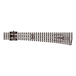 Peco SL-388 1/160 Ölçek, Code 80, 914 mm. Çap, Geniş Açı Sağ Makas, Model Tren Rayı