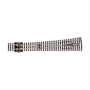 Peco SL-389 1/160 Ölçek, Code 80, 914 mm. Çap, Geniş Açı Sol Makas, Model Tren Rayı